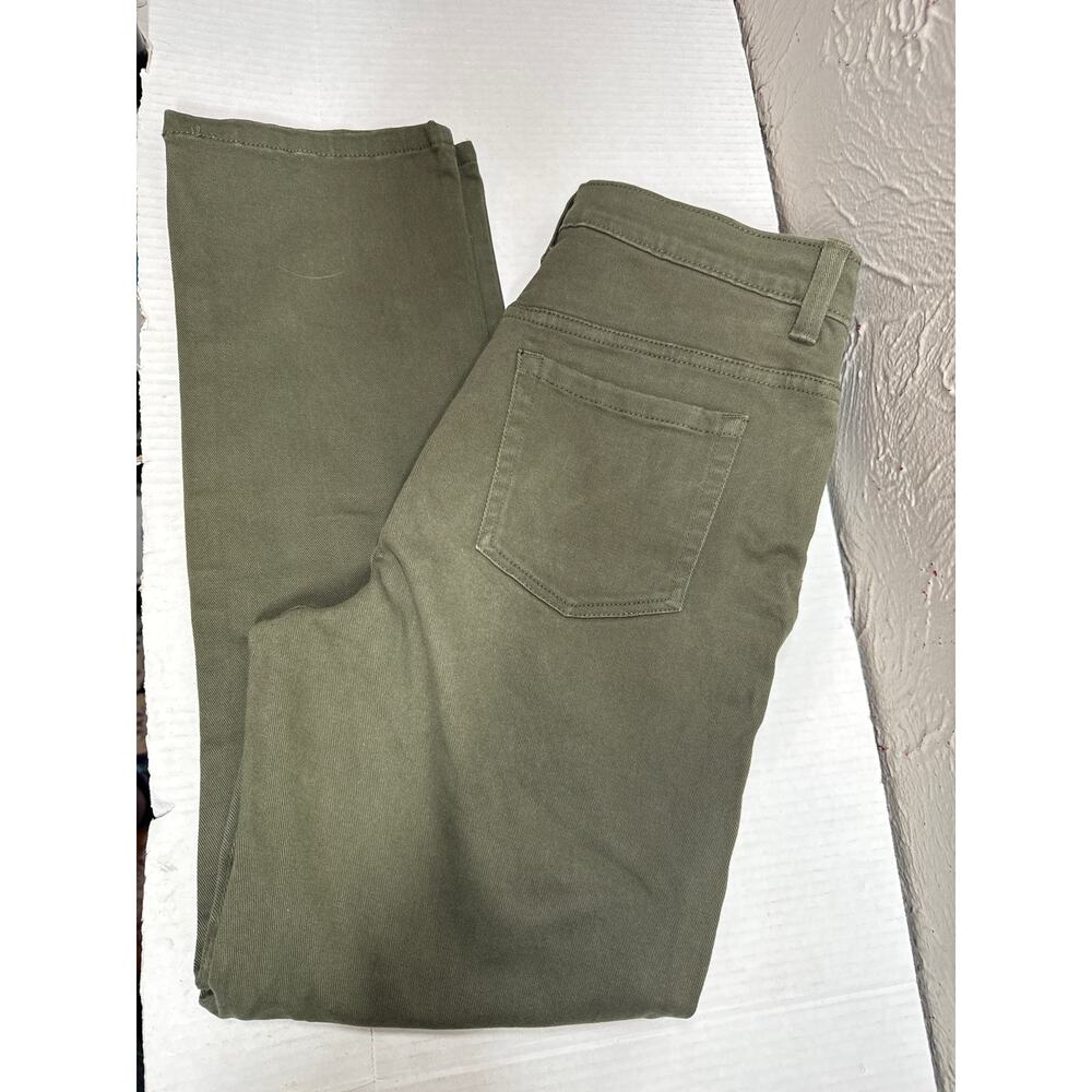 Gloria Vanderbilt Ladies Womens Amanda Stretch Denim Jean Pants Green Olive 12P